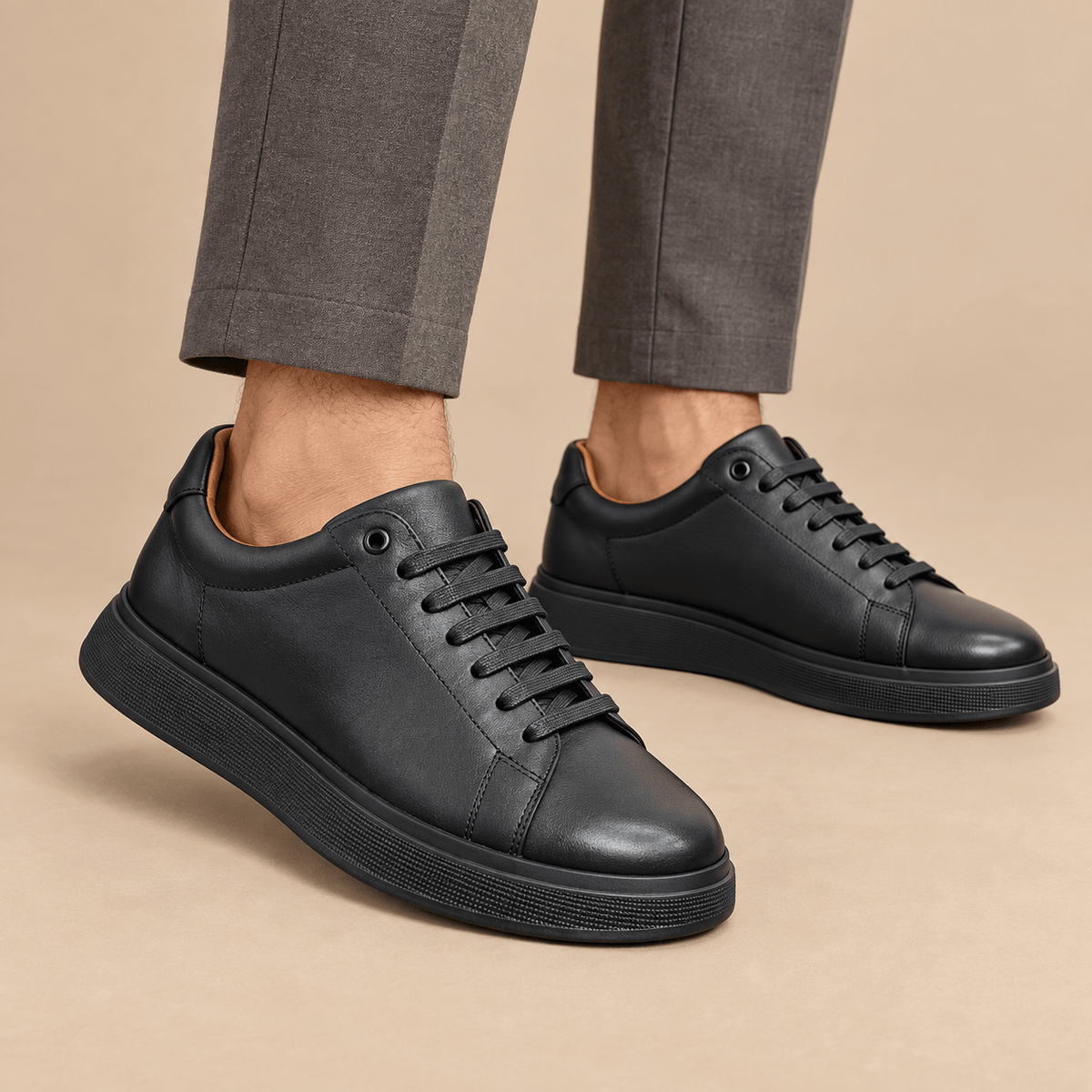 Men's Callum Contrast-Sole Everyday Trainers