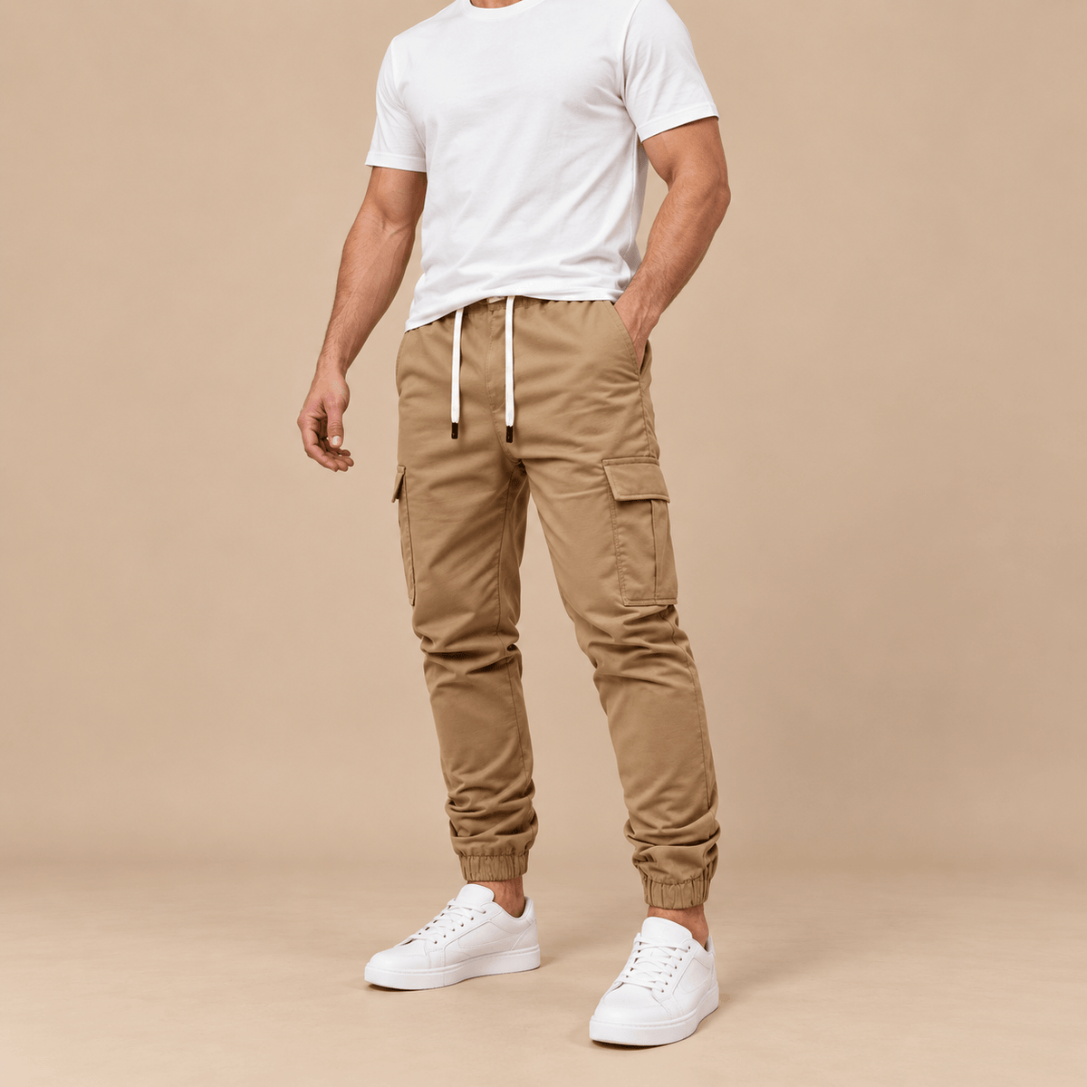 Men's Ronan Tapered Multi-Pocket Cargo Joggers