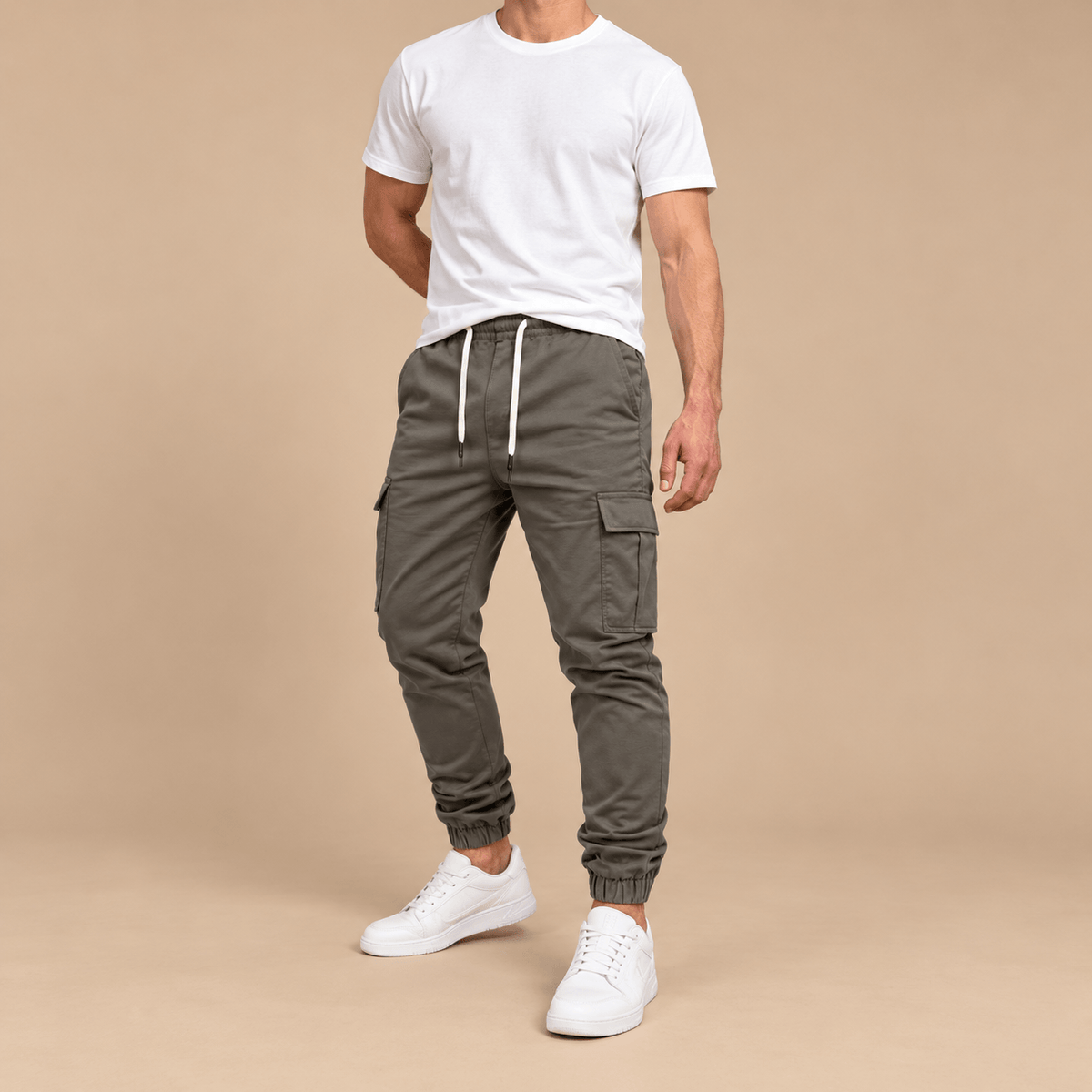 Men's Ronan Tapered Multi-Pocket Cargo Joggers