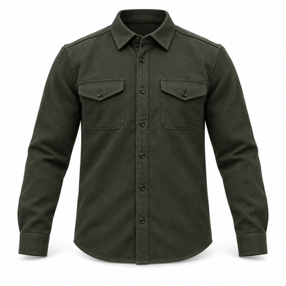 Men's Aldric Brushed Overshirt Jacket