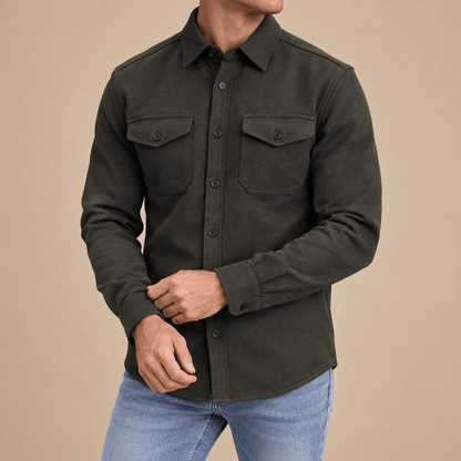 Men's Aldric Brushed Overshirt Jacket