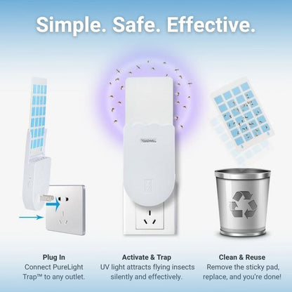PureLight Trap™ - Safe & Silent UV Fly Trap