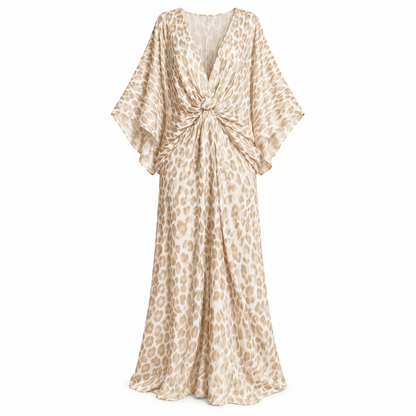 Women's Sienna Wildcat Draped-Waist Maxi Dress