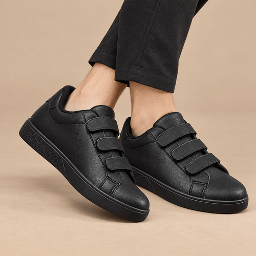 Men's Elliot Triple-Strap Court Trainers