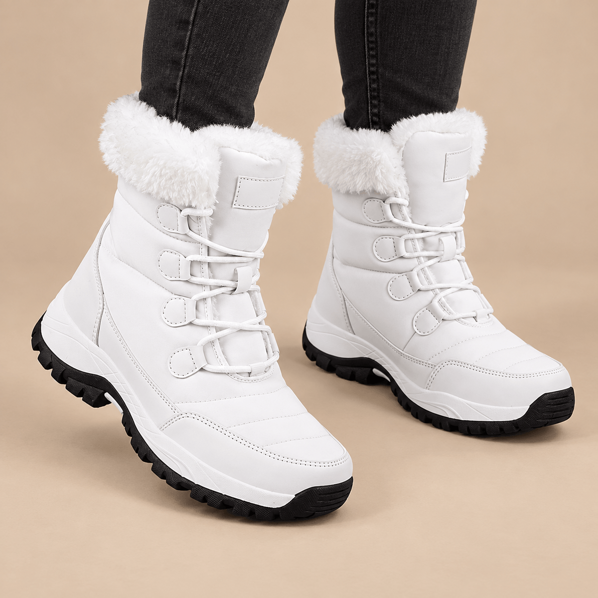 Women's Elowen Alpine Plush-Collar Snow Boots