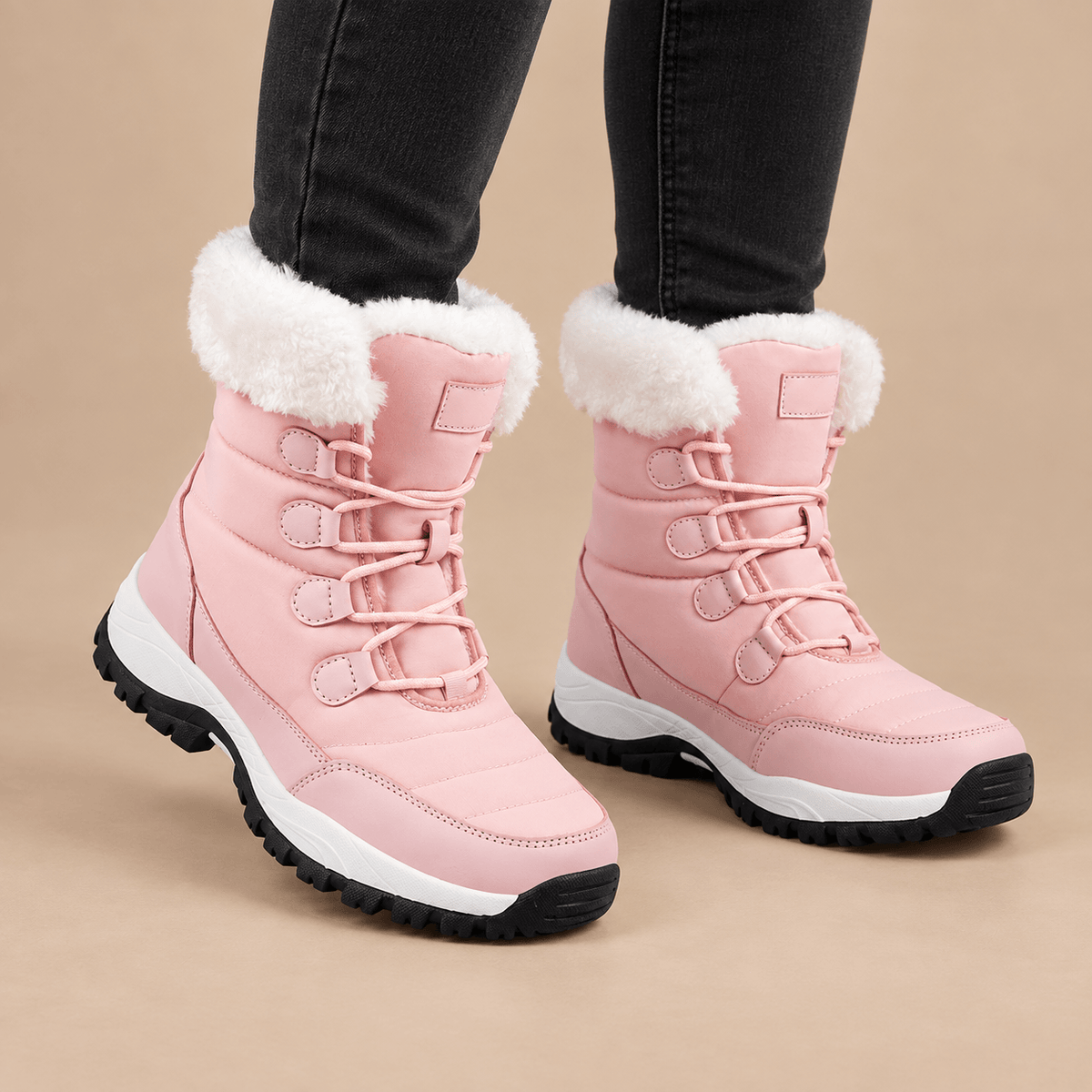 Women's Elowen Alpine Plush-Collar Snow Boots