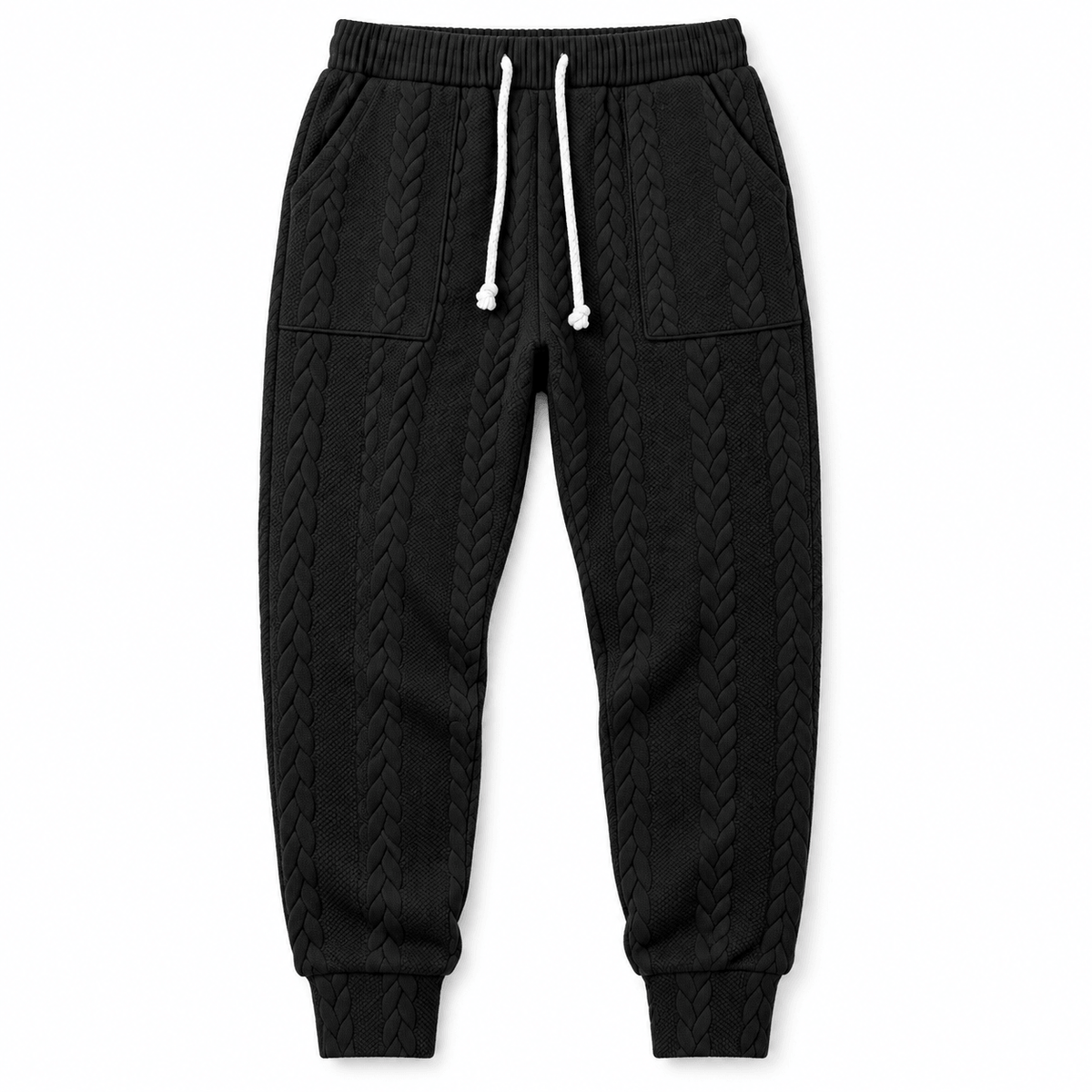 Men's Evander Heritage Cable-Texture Joggers