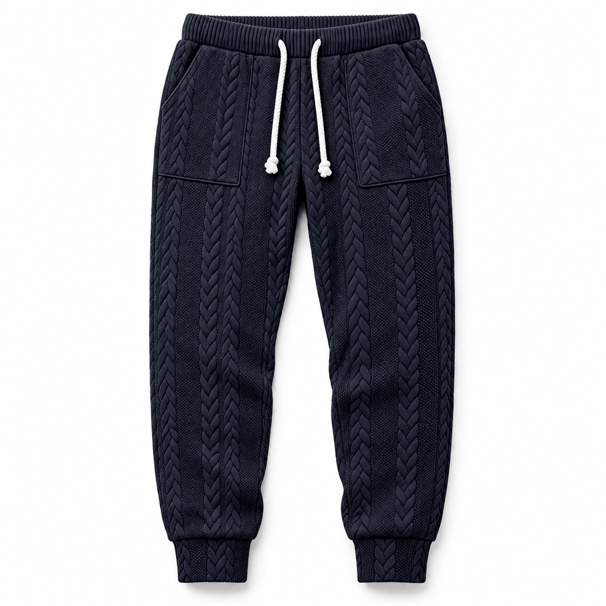 Men's Evander Heritage Cable-Texture Joggers