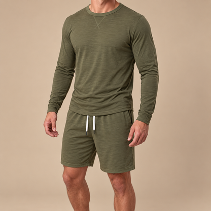 Men's Everett Lightweight Lounge Shorts Set