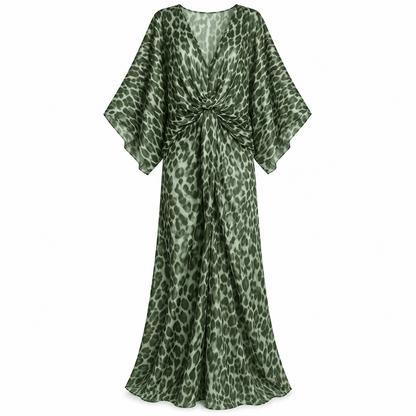 Women's Sienna Wildcat Draped-Waist Maxi Dress
