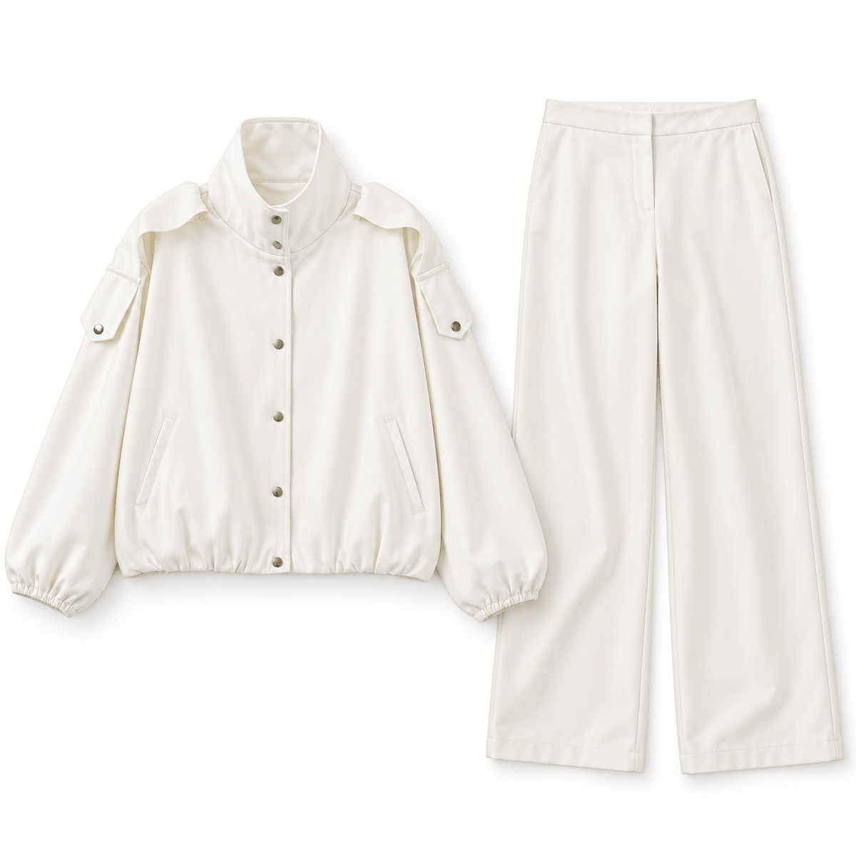 Women's Aurelia Sculpted Funnel-Neck Utility Jacket