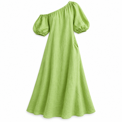 Women's Amara Bardot Linen Maxi Dress