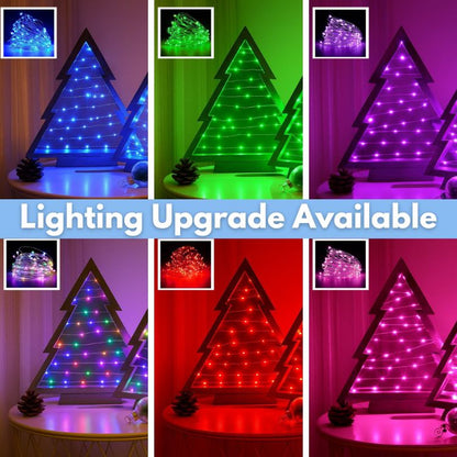 MerryGlow™ Trees - Wooden Lighted Christmas Trees