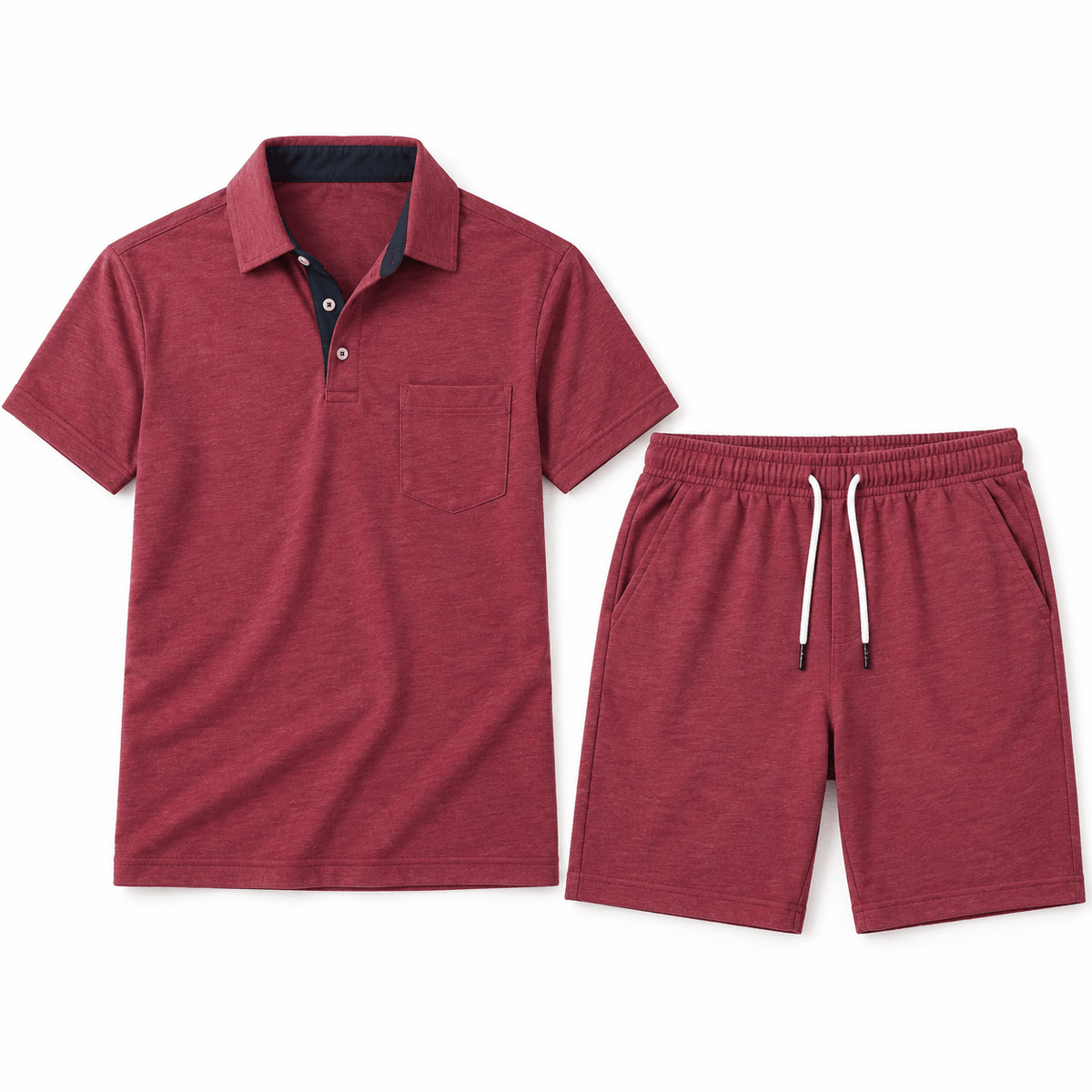 Men's Matteo Riviera Polo Shorts Set