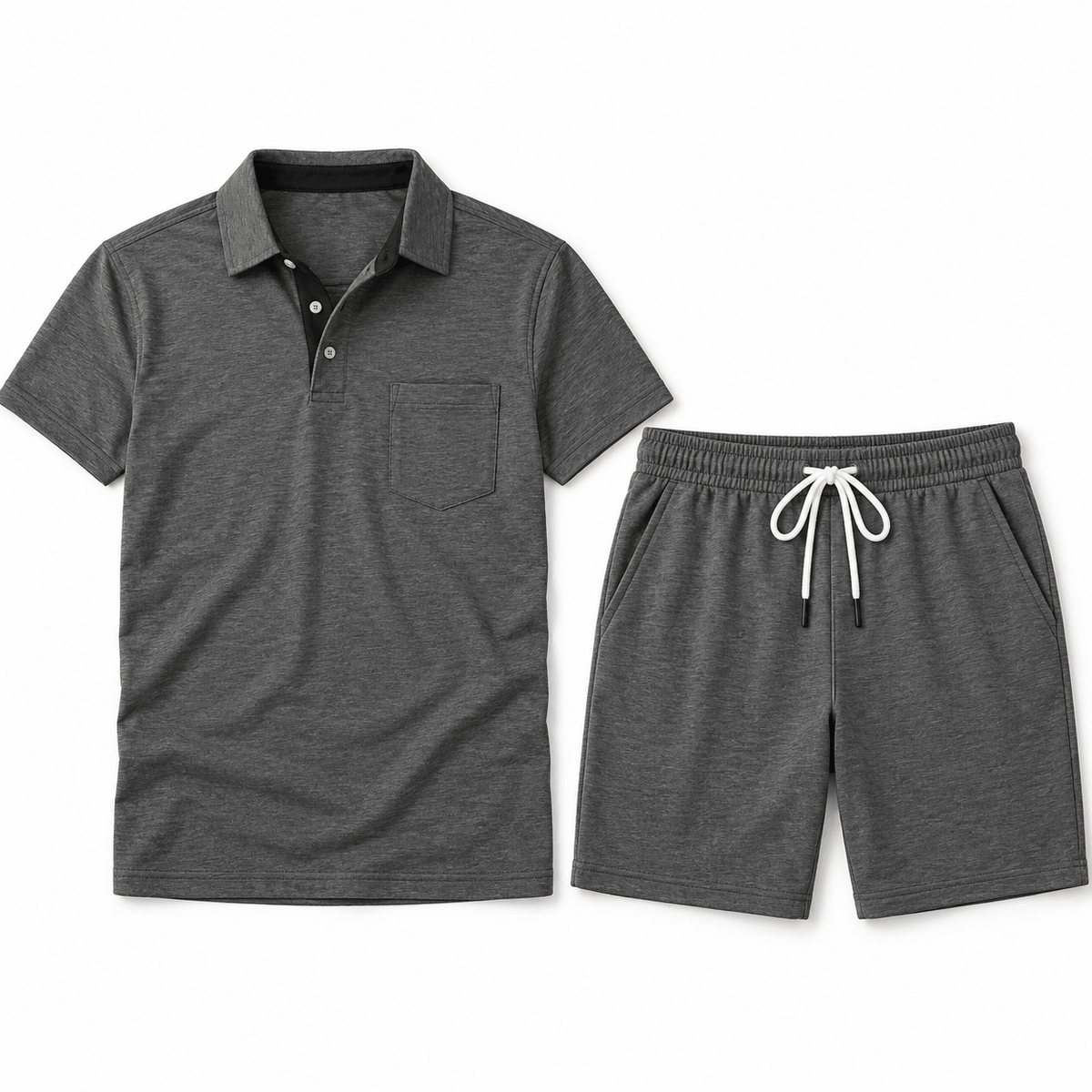 Men's Matteo Riviera Polo Shorts Set