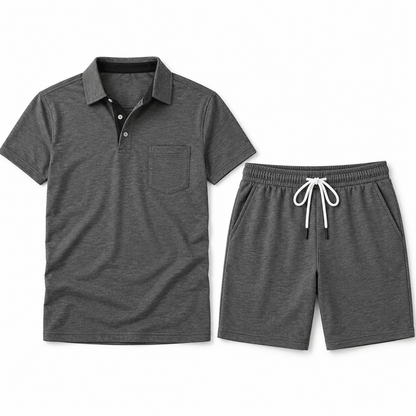 Men's Matteo Riviera Polo Shorts Set