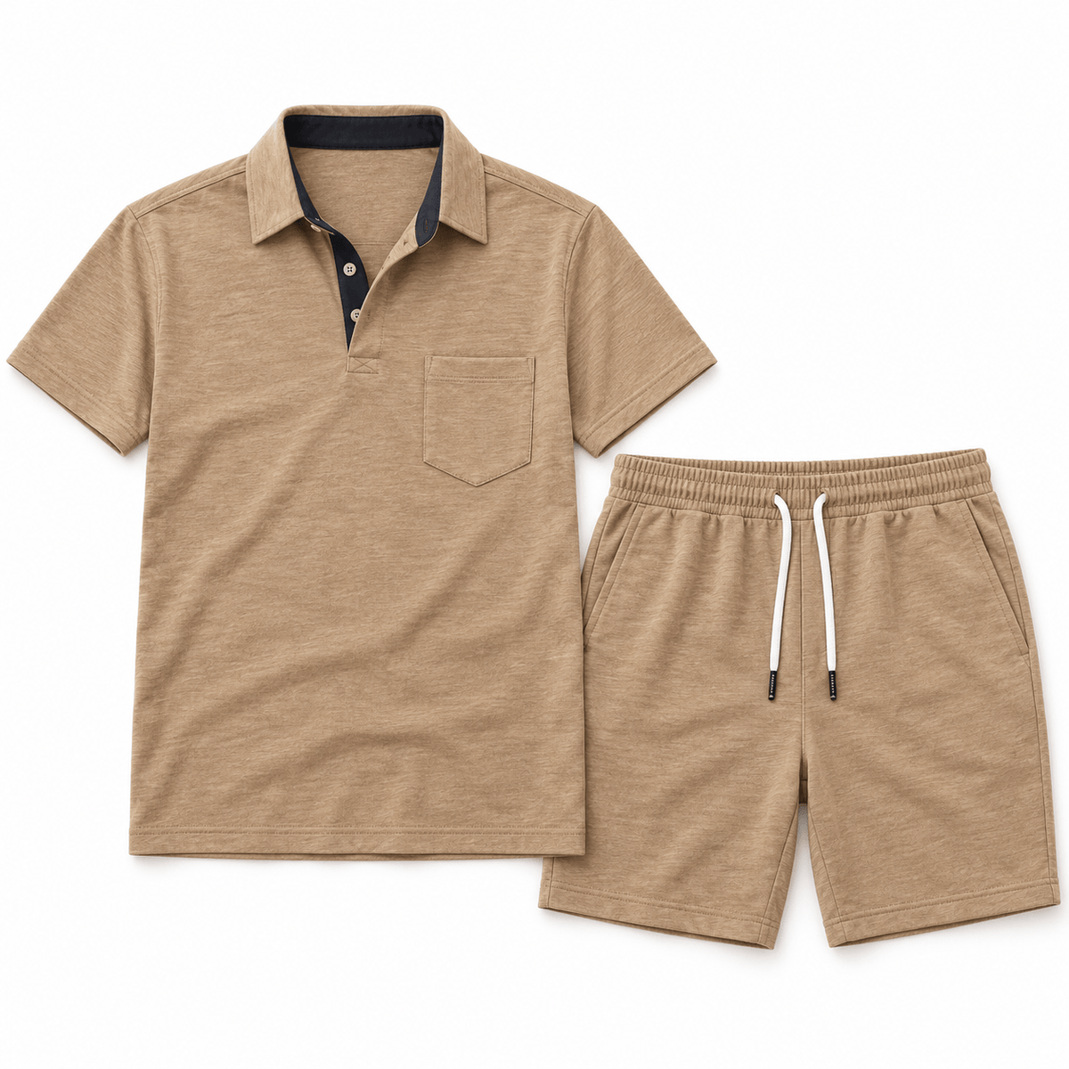 Men's Matteo Riviera Polo Shorts Set