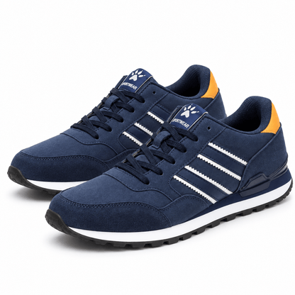 Men's Adrian Suede-Look Lace-Up Trainers