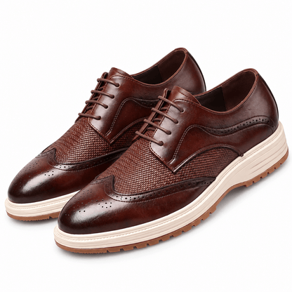 Men's Alaric Brogue-Detail Platform Derby Shoes