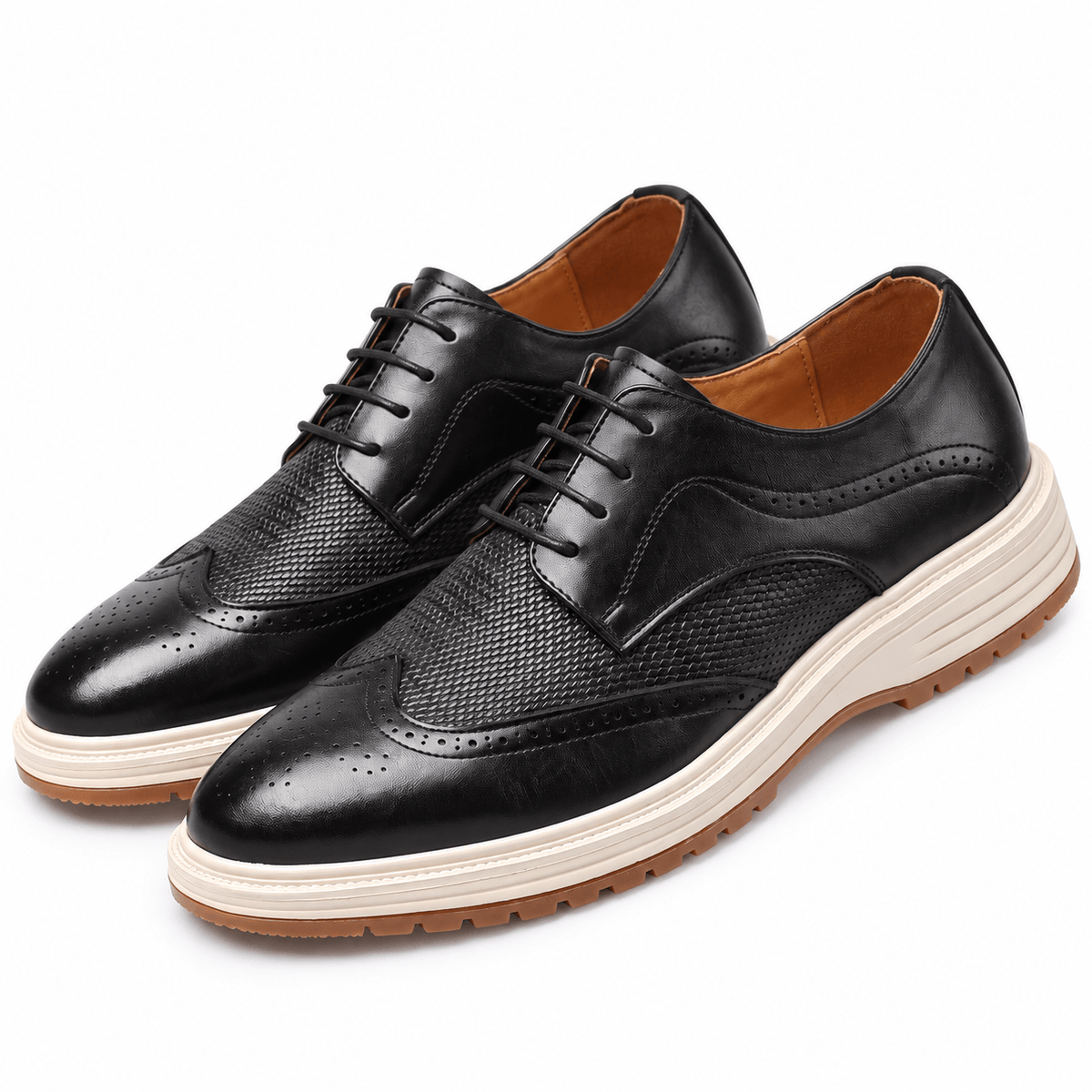 Men's Alaric Brogue-Detail Platform Derby Shoes