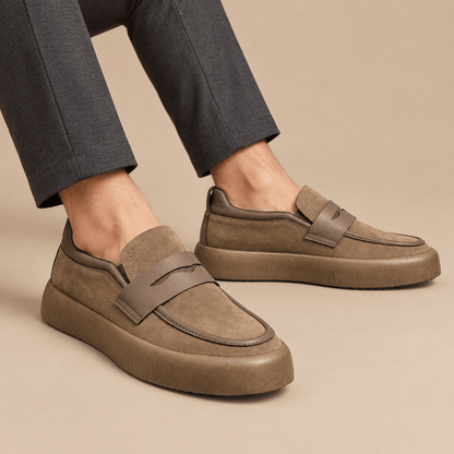 Men's Alaric Buckled Leather Comfort Loafers