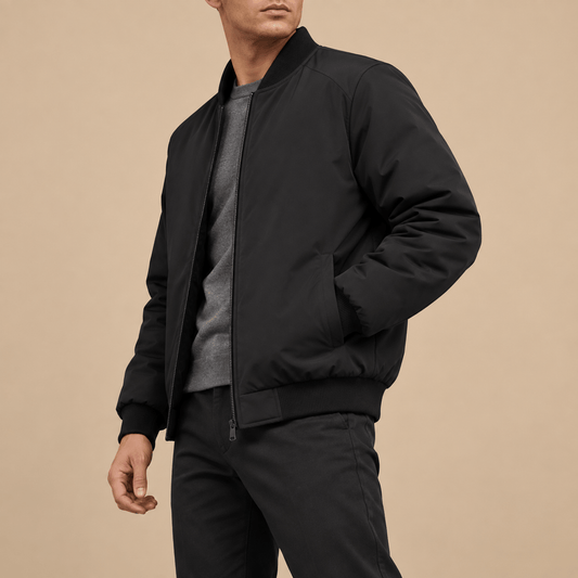 Men's Alaric Padded Nylon Flight Jacket