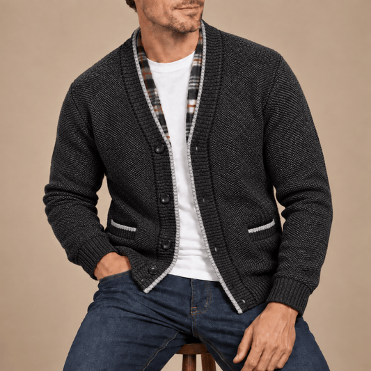 Men's Alaric Winter Marled Knit Cardigan