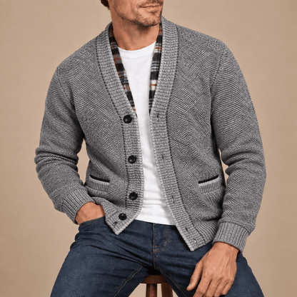 Men's Alaric Winter Marled Knit Cardigan
