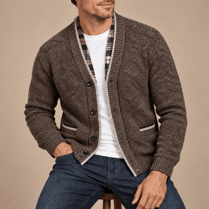 Men's Alaric Winter Marled Knit Cardigan
