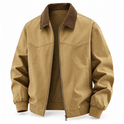 Men's Alden Heritage Collar Cotton Bomber Jacket
