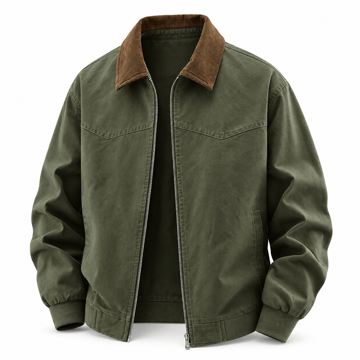 Men's Alden Heritage Collar Cotton Bomber Jacket