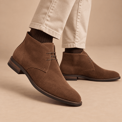 Men's Alden Suede-Look Lace-Up Chukka Boots