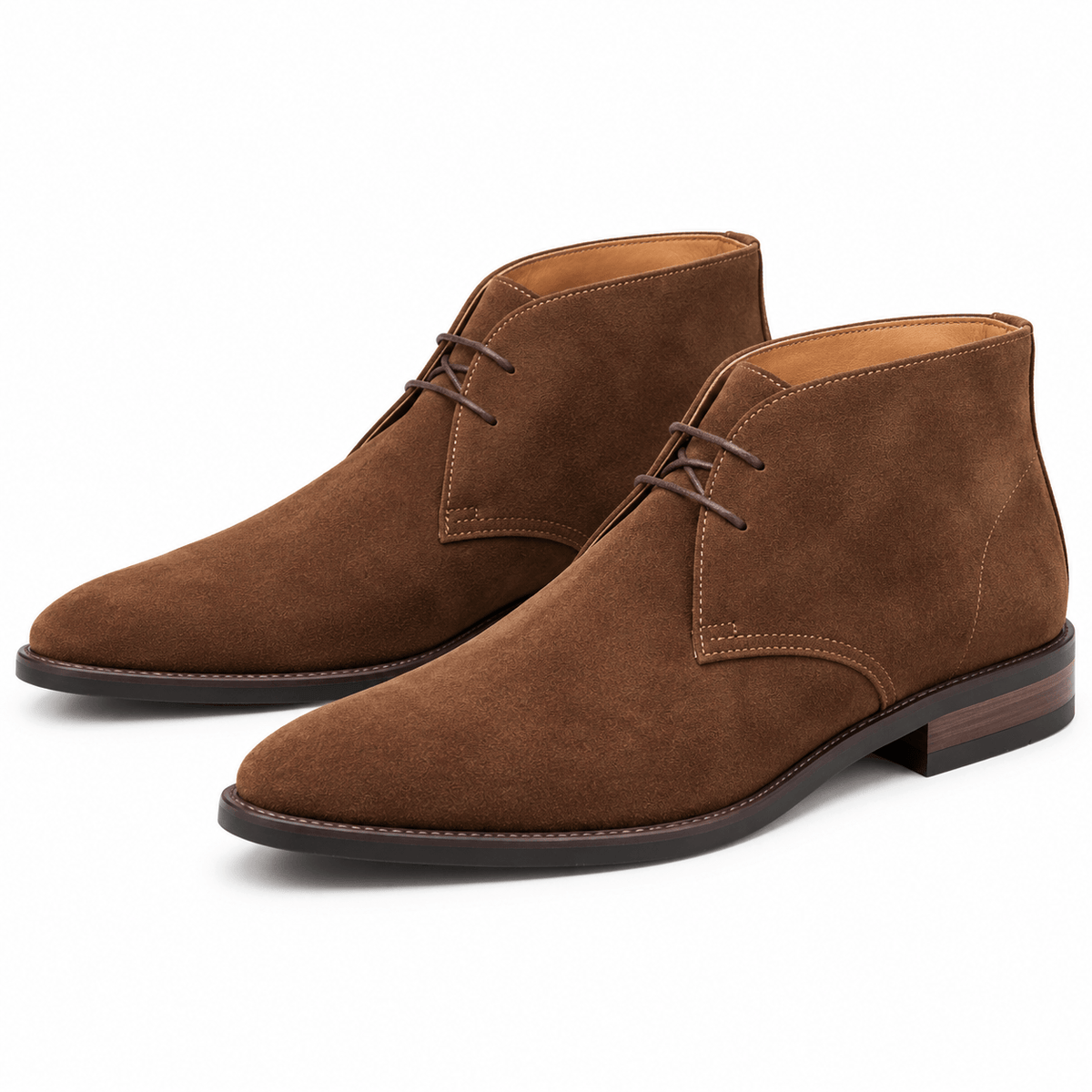 Men's Alden Suede-Look Lace-Up Chukka Boots