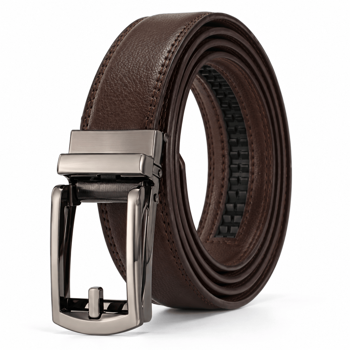 Men's Aldric Automatic Buckle Leather-Look Belt
