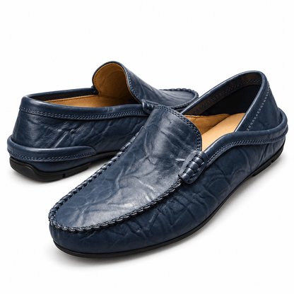 Men's Alessio Woven Leather Resort Loafers