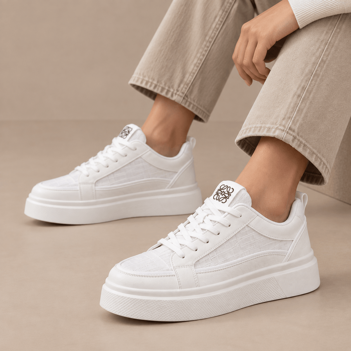 Men's Alverton Mesh Platform Sneakers