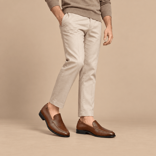 Men's Aurelio Polished Leather Penny Loafers