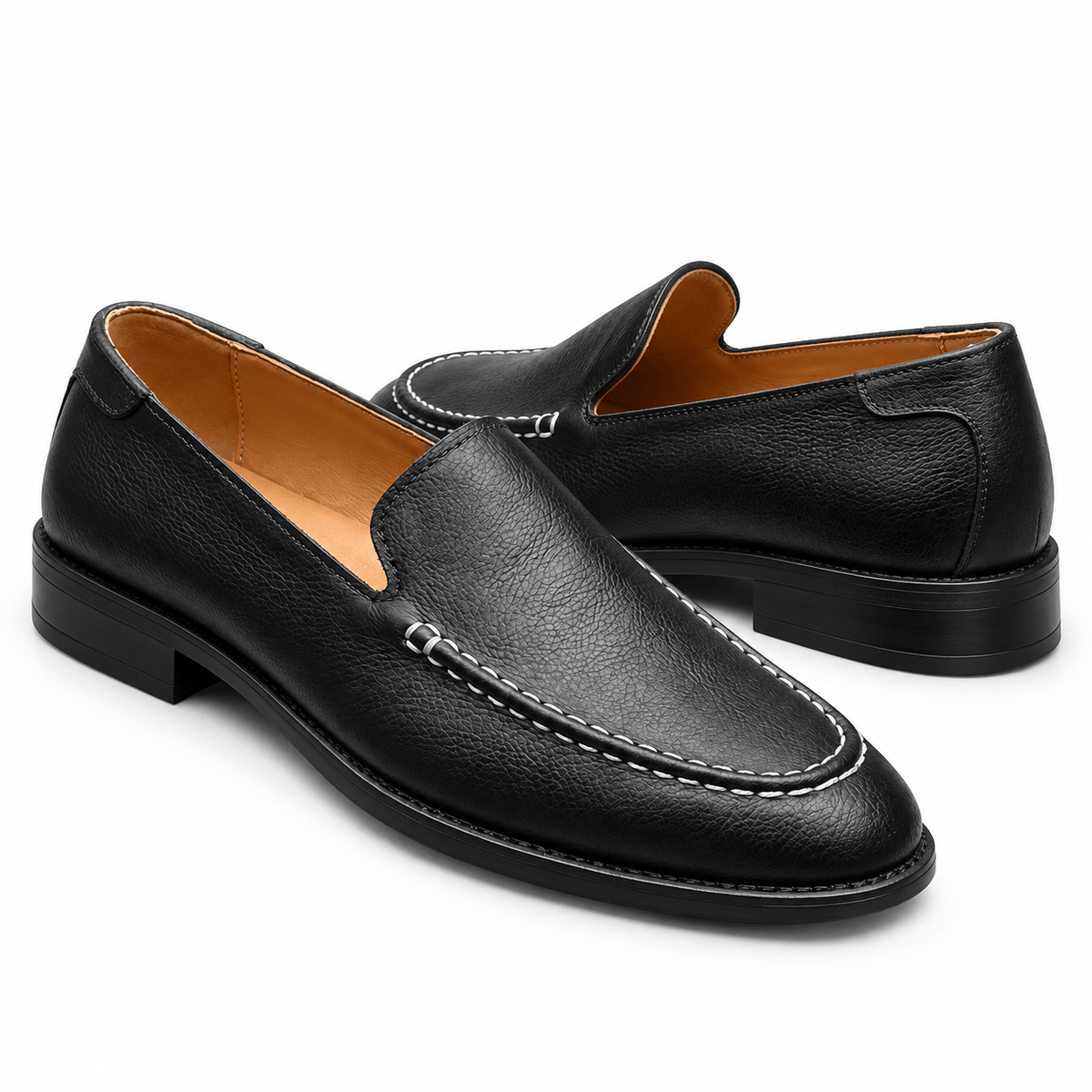 Men's Aurelio Polished Leather Penny Loafers