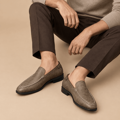 Men's Aurelio Polished Leather Penny Loafers