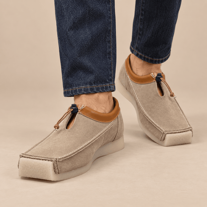 Men's Aurelio Suede & Leather Square-Toe Loafers
