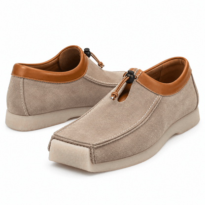 Men's Aurelio Suede & Leather Square-Toe Loafers