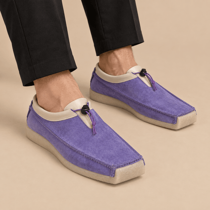 Men's Aurelio Suede & Leather Square-Toe Loafers