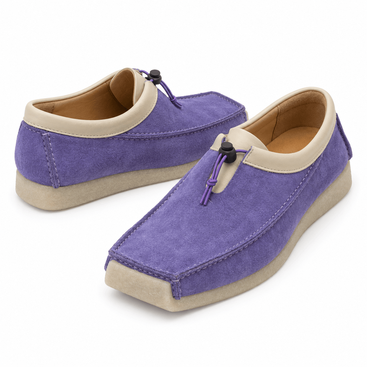 Men's Aurelio Suede & Leather Square-Toe Loafers