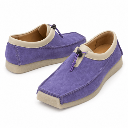 Men's Aurelio Suede & Leather Square-Toe Loafers