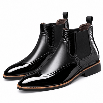 Men's Callan Sleek Leather-Look Chelsea Boots