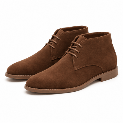 Men's Callan Suede-Look Lace-Up Chukka Boots