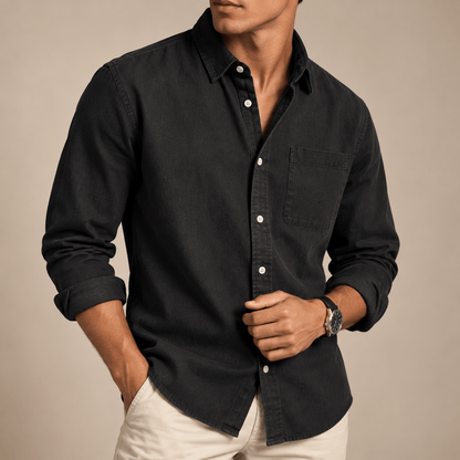 Men's Callum Classic Denim Button Shirt
