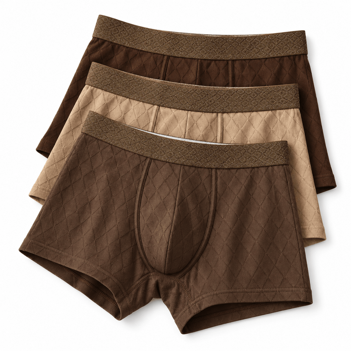 Men's Callum Heritage Ribbed Cotton Boxer Briefs Set