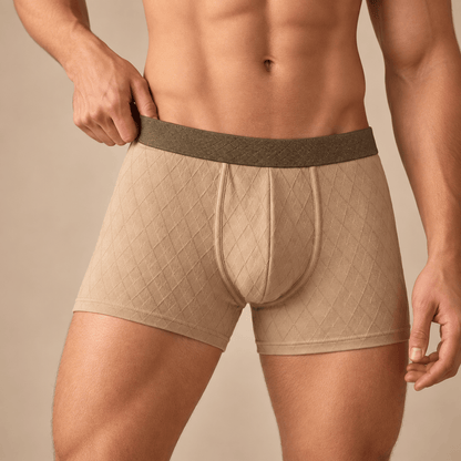 Men's Callum Heritage Ribbed Cotton Boxer Briefs Set