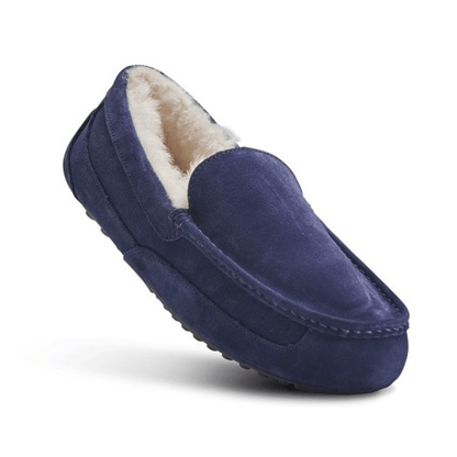 Men's Cedric Suede Sheepskin House Shoes